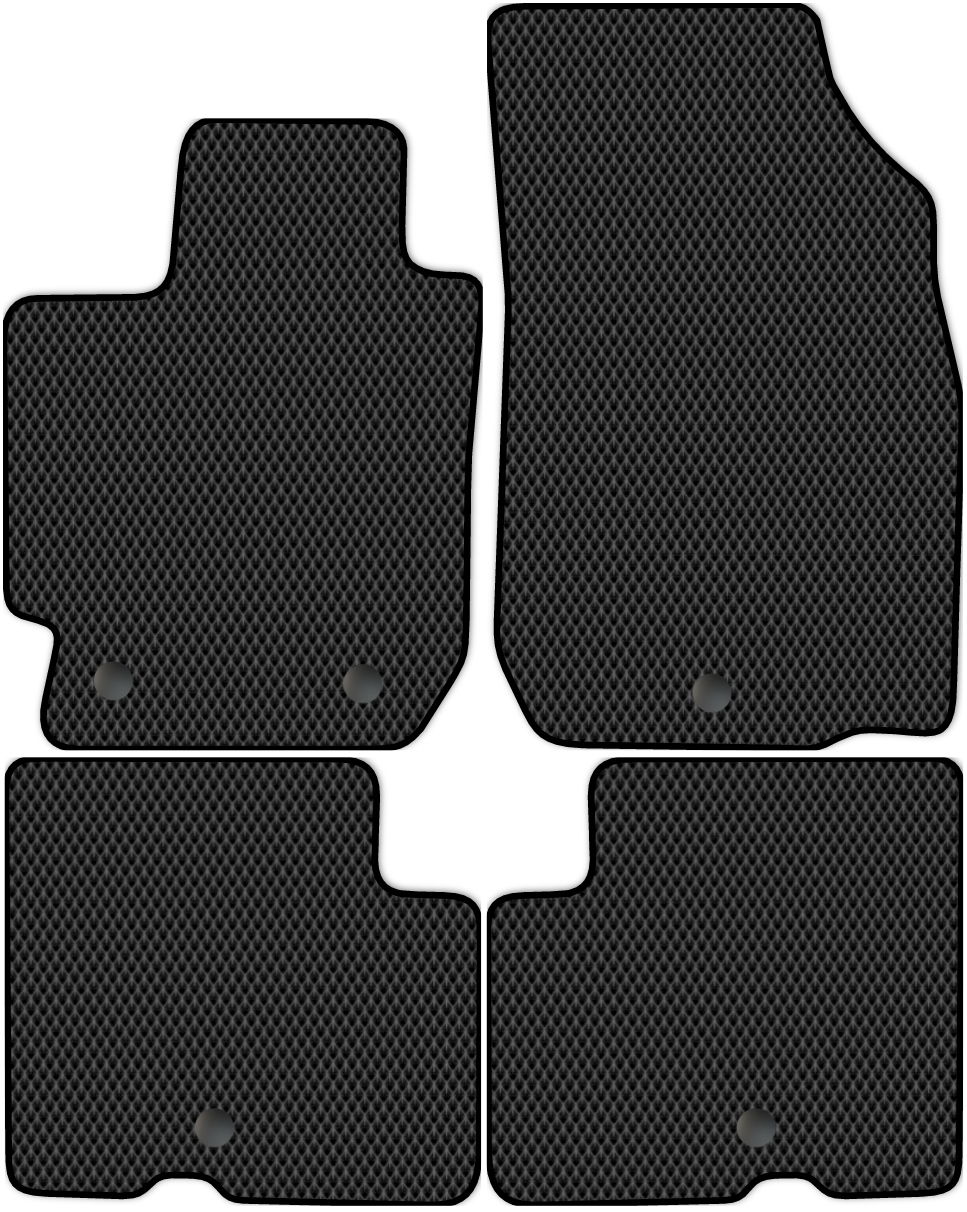 

Коврики ЭВА в салон для Nissan Almera 3 (G15) 2012 - 2019, 4 шт. черный, 3730-S4Y-H