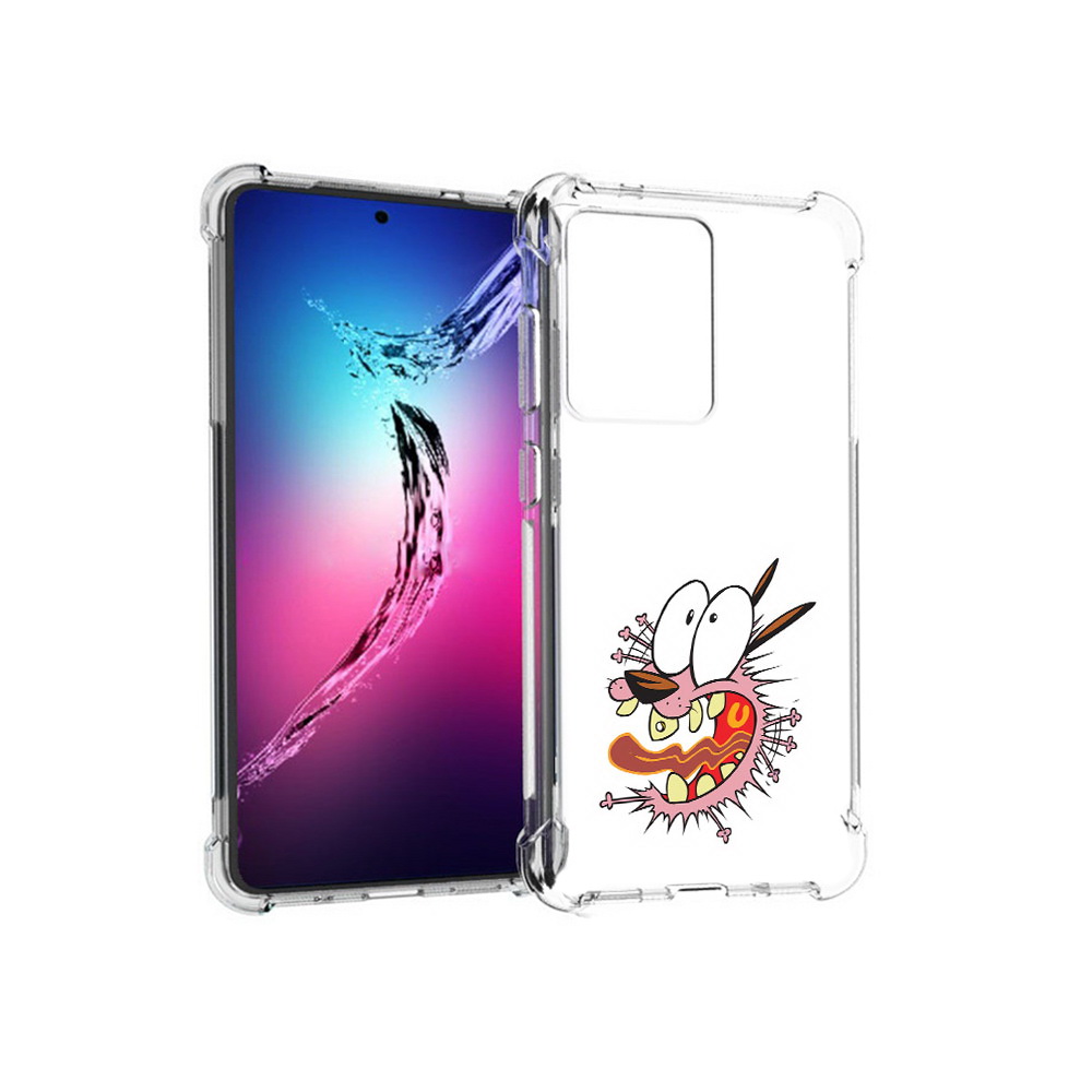 

Чехол MyPads Tocco для Samsung Galaxy S20+ испуганный бобик (PT141343.495.381), Прозрачный, Tocco