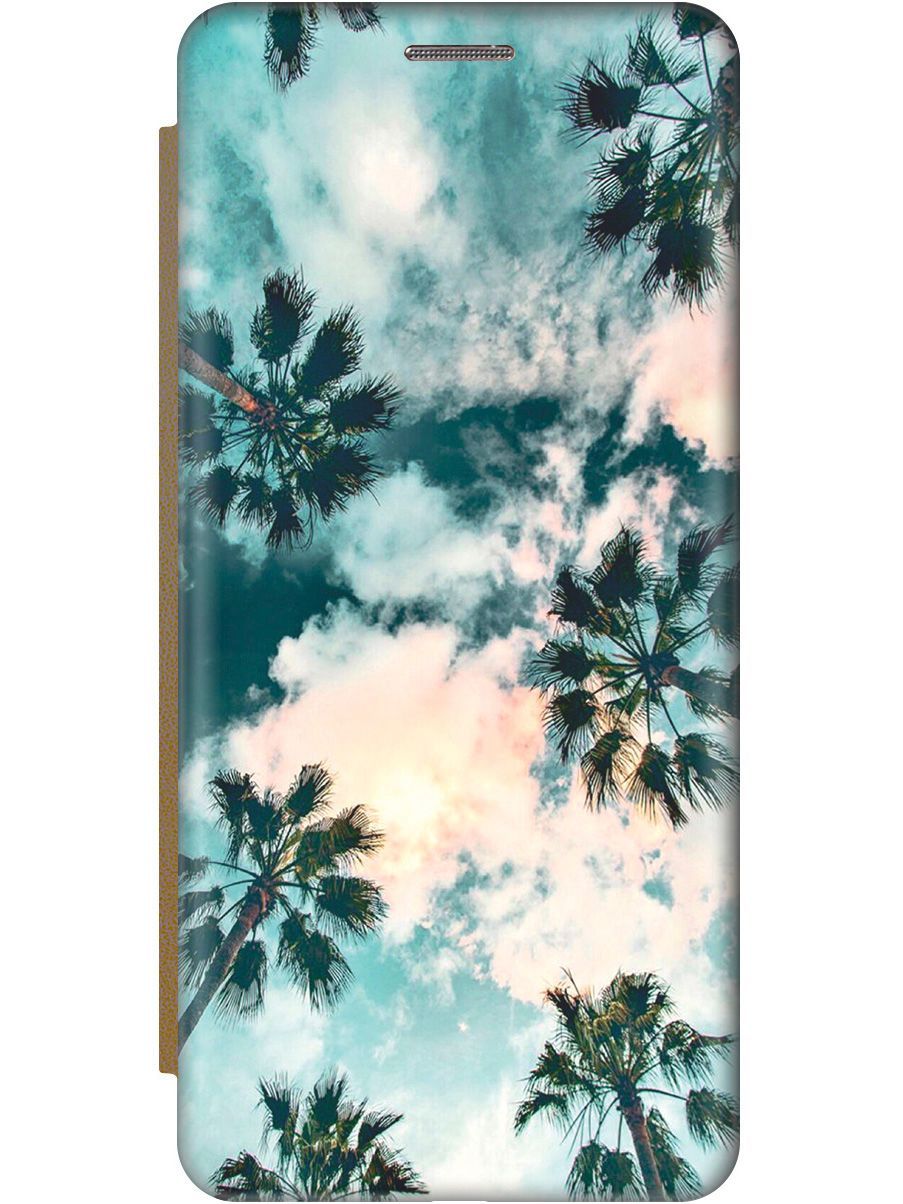 

Чехол на Infinix Hot 12 Play NFC "Отдых под пальмами" золотистый, Белый;зеленый, 14681