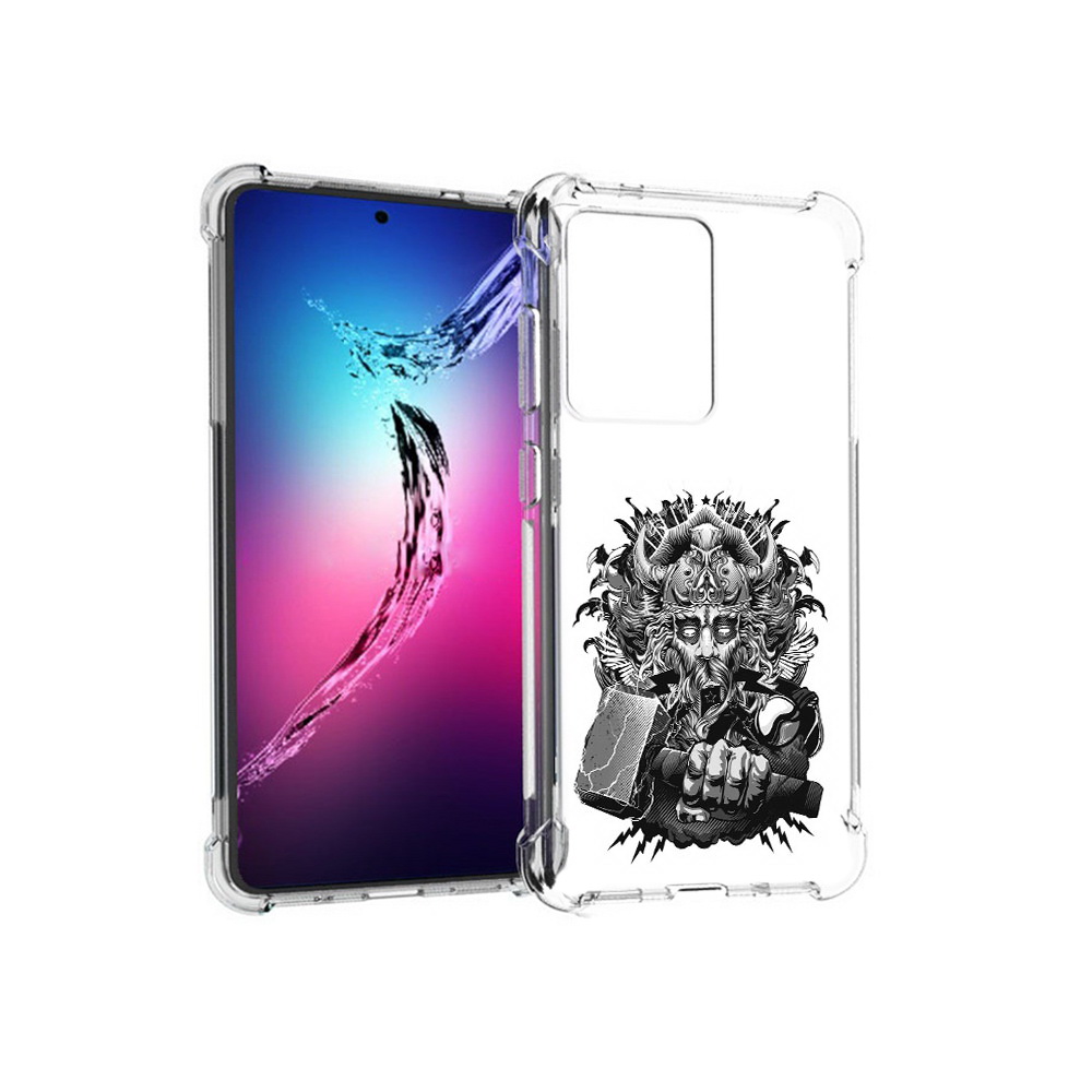 

Чехол MyPads Tocco для Samsung Galaxy S20+ злой тор (PT141343.495.363), Прозрачный, Tocco