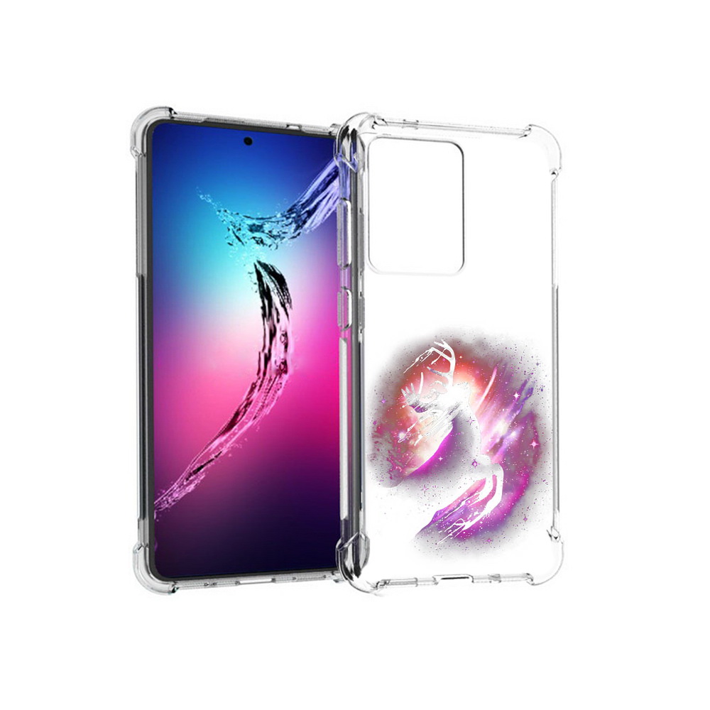 

Чехол MyPads Tocco для Samsung Galaxy S20+ звездный олень (PT141343.495.354), Прозрачный, Tocco