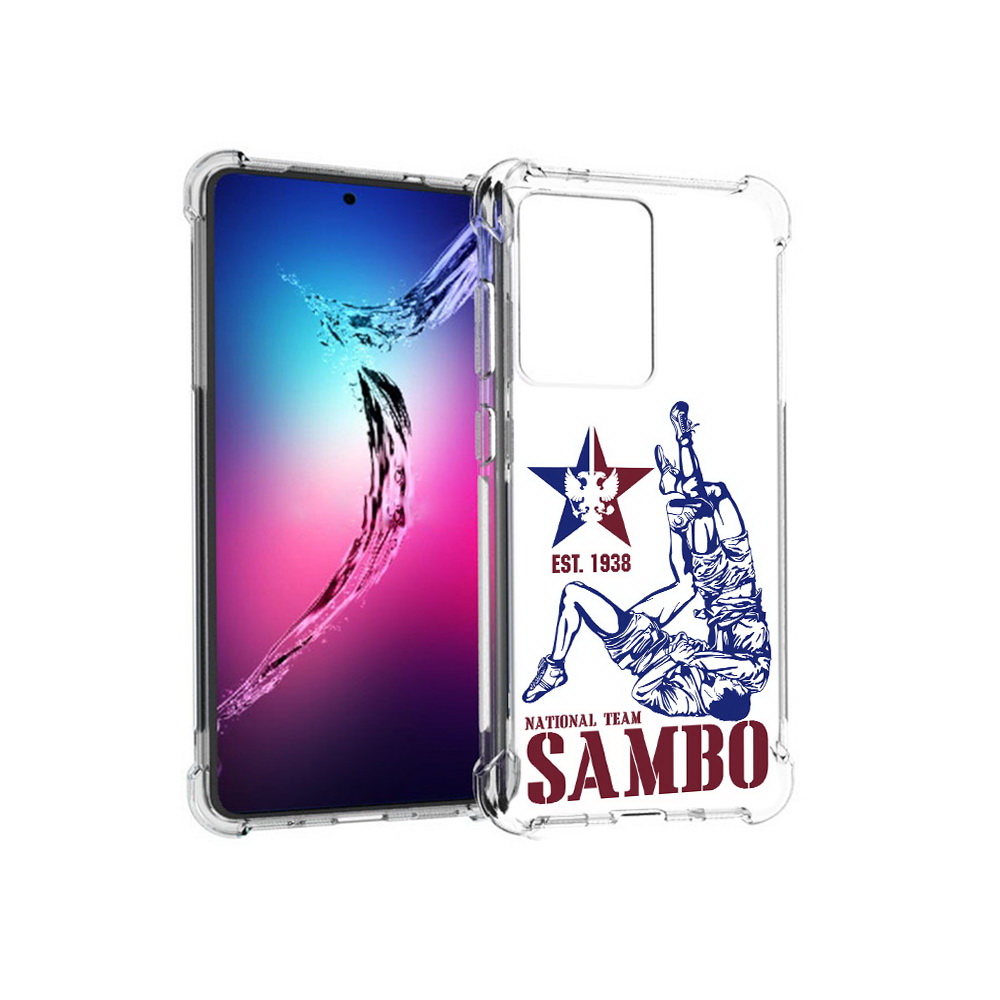 

Чехол MyPads Tocco для Samsung Galaxy S20+ единоборства самбо (PT141343.495.344), Прозрачный, Tocco