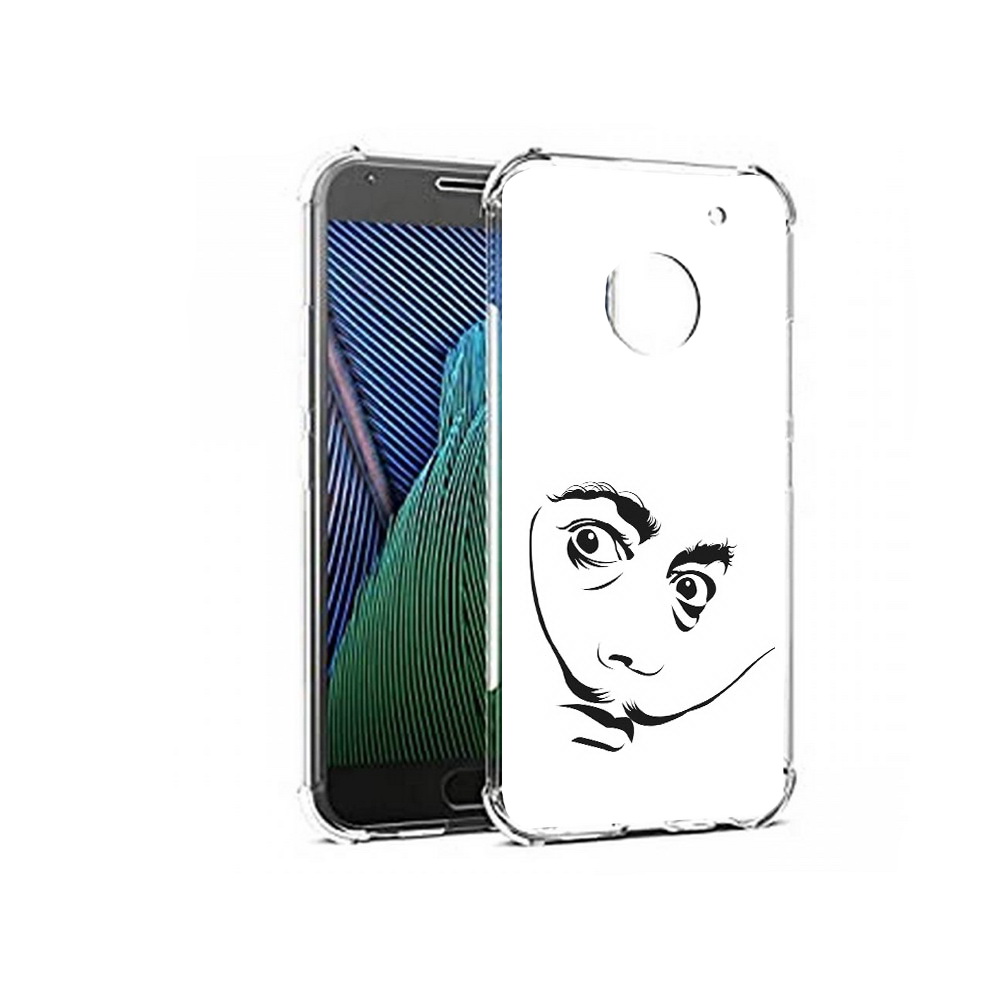 

Чехол MyPads Tocco для Motorola Moto G5 мужчина с длинными усами (PT67504.367.487), Прозрачный, Tocco