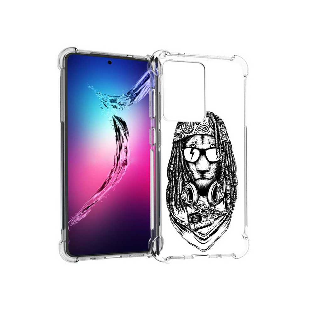

Чехол MyPads Tocco для Samsung Galaxy S20+ дреды льва (PT141343.495.338), Прозрачный, Tocco
