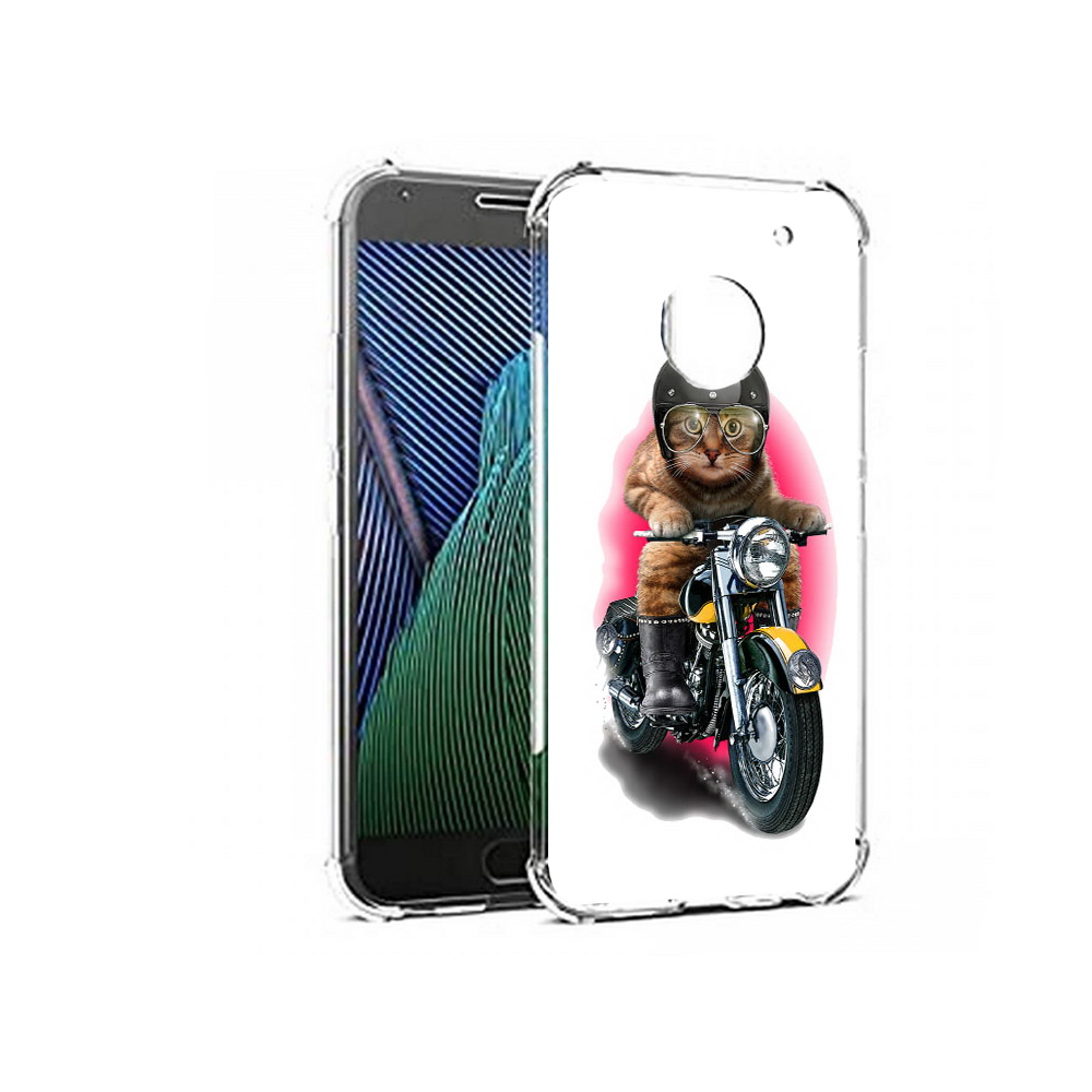 

Чехол MyPads Tocco для Motorola Moto G5 мото-кот (PT67504.367.485), Прозрачный, Tocco