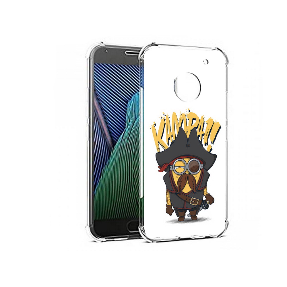 

Чехол MyPads Tocco для Motorola Moto G5 миньон пират (PT67504.367.476), Прозрачный, Tocco