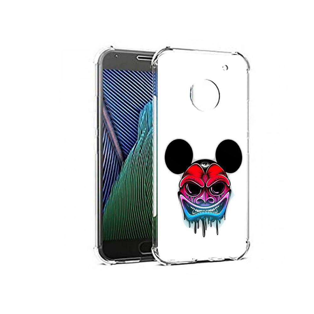 

Чехол MyPads Tocco для Motorola Moto G5 микки в маске (PT67504.367.473), Прозрачный, Tocco