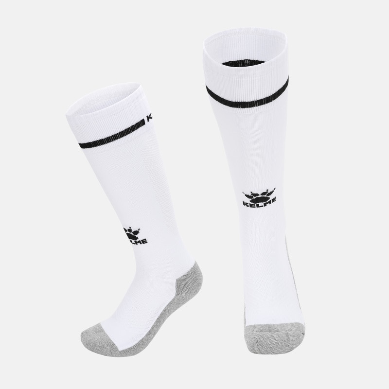 фото Гетры футбольные детские kelme children's football socks, белые, 8