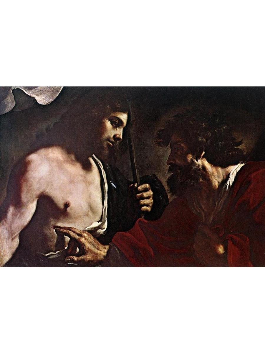 

Постер DRABS A3 Джованни Франческо Гверчино Doubting Thomas