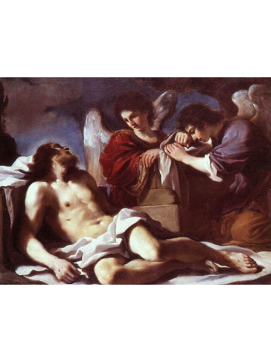 

Постер DRABS A3 Джованни Франческо Гверчино Angels Weeping over the Dead Christ