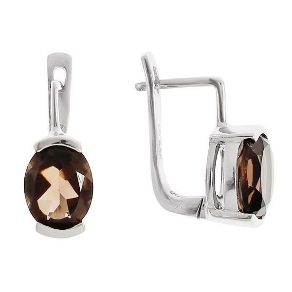 

Серьги из серебра с раухтопазом Balex Jewellery 2405936929, 2405936929