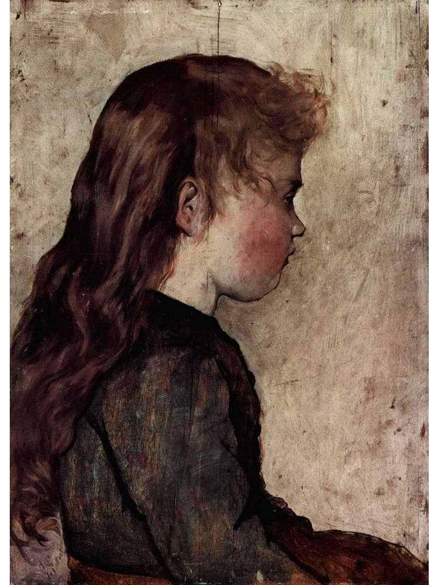 

Постер DRABS A3 Джованни Фаттори Портрет деревенской девушки в профиль