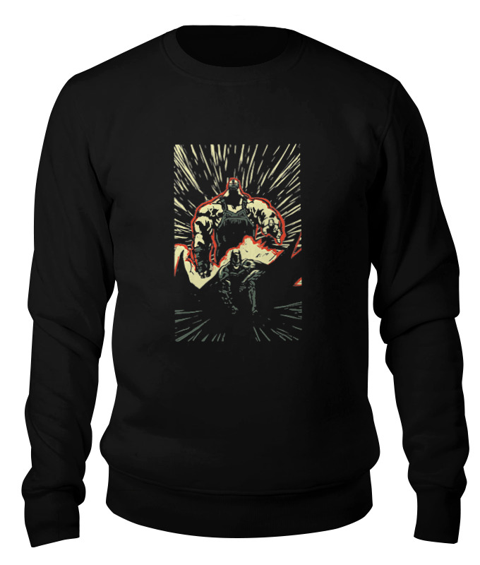 

Свитшот унисекс Printio Dark knight rises черный XL, Dark knight rises