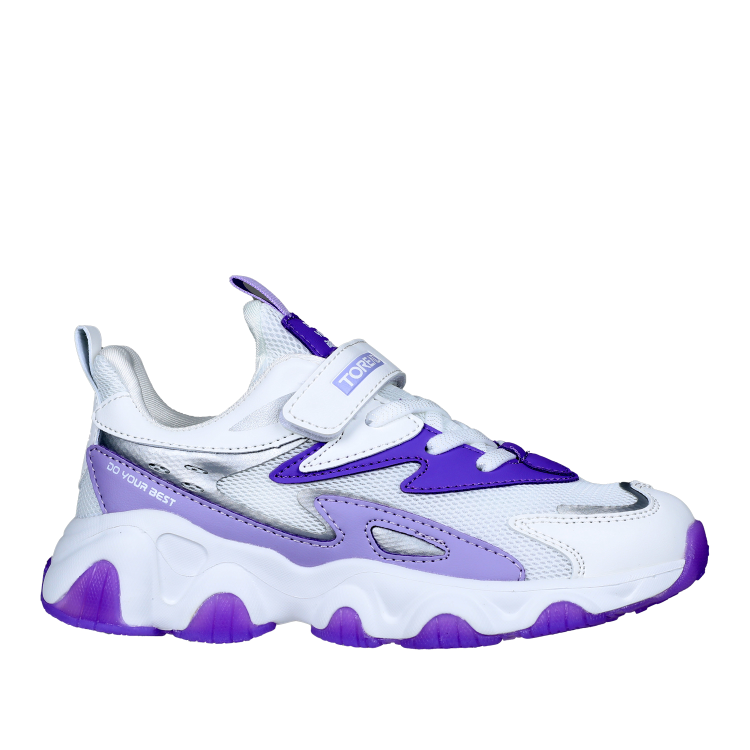 Кроссовки toread children's sneakers white/purple 38/eu