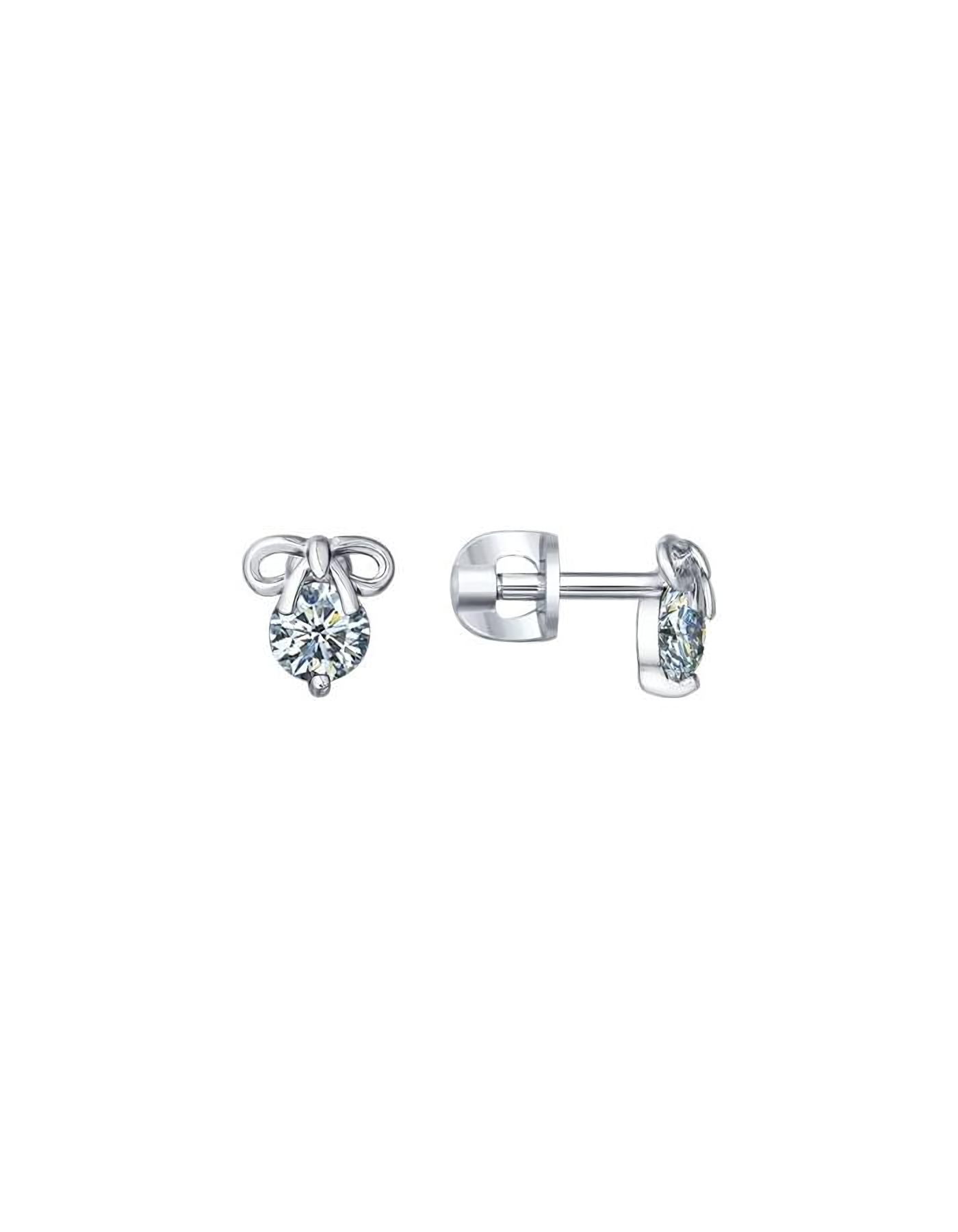 

Серьги пусеты из серебра TEO MAORI 894021461, фианит, 894021461