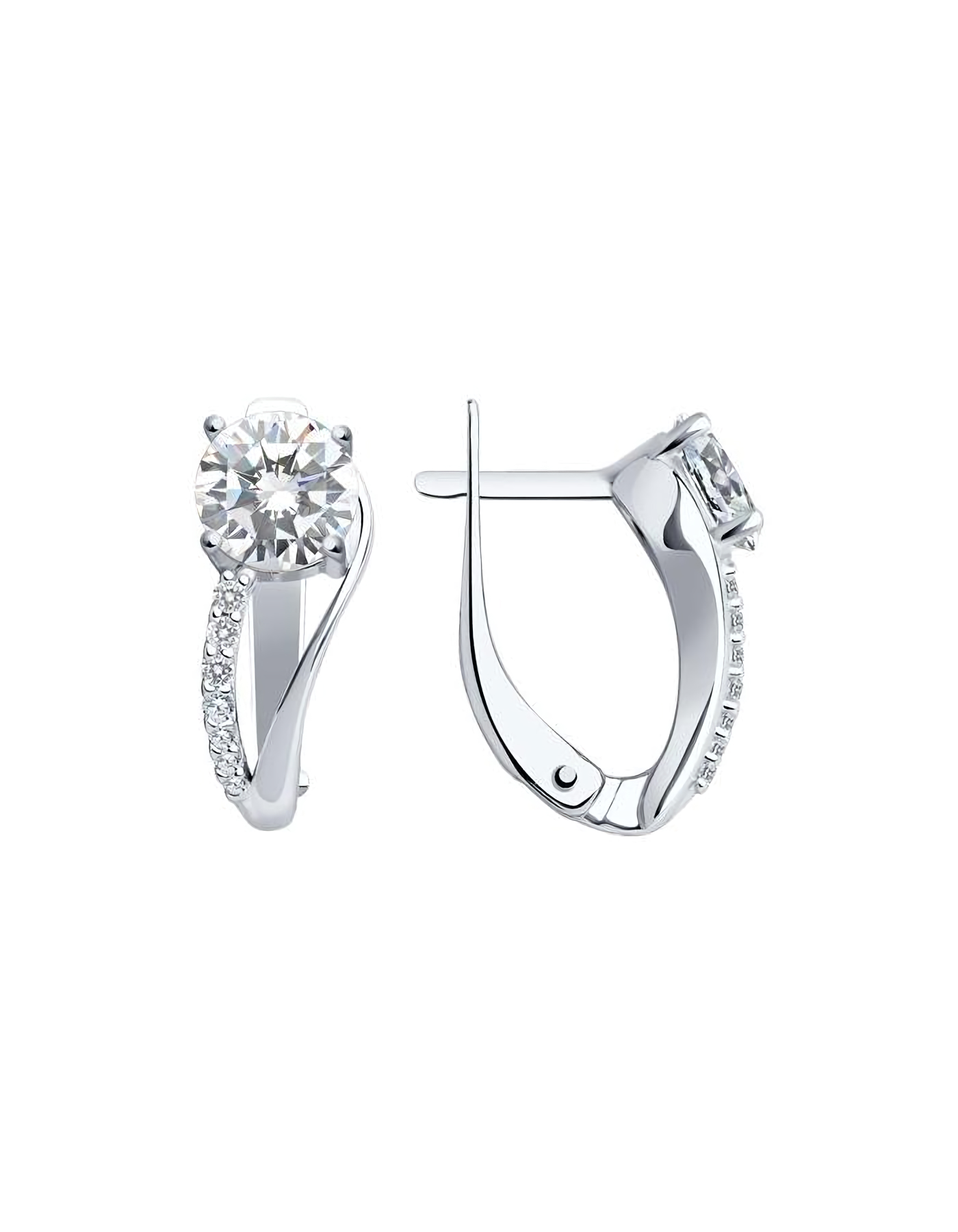 

Серьги из серебра TEO MAORI 894021054, фианит, 894021054