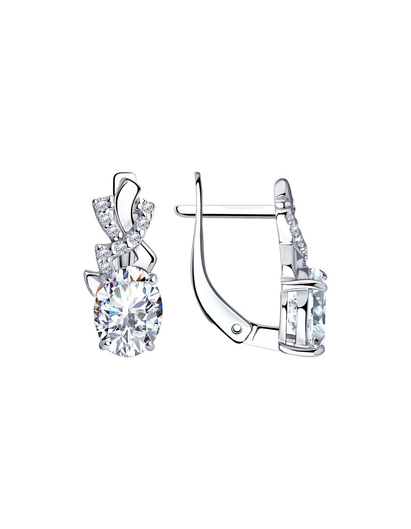 

Серьги из серебра TEO MAORI 894020807, фианит, 894020807