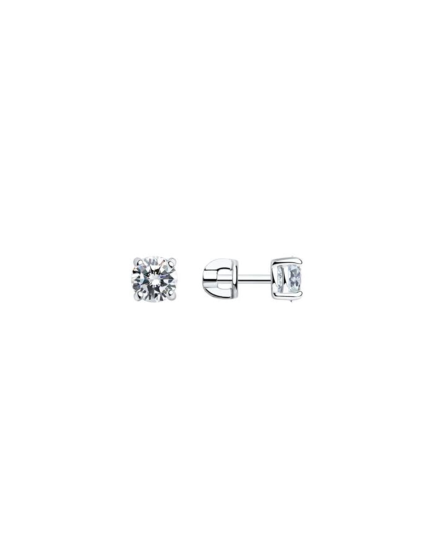 

Серьги пусеты из серебра TEO MAORI 894020533, фианит, 894020533