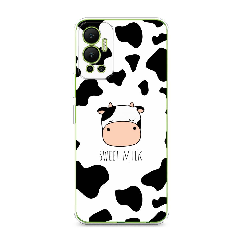 

Чехол для Infinix Hot 12 "Sweet milk", Розовый;белый;черный, 3101350-1