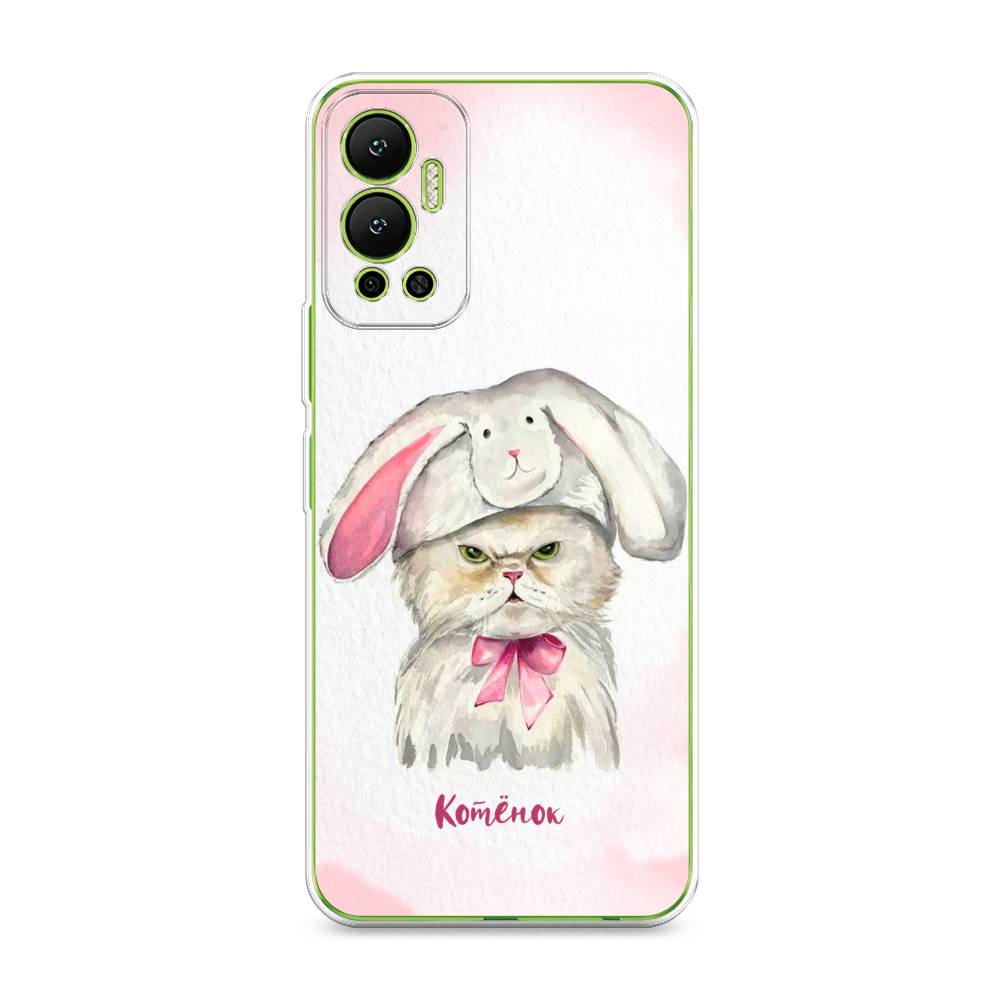 

Чехол для Infinix Hot 12 "Мой котёнок", Розовый;серый, 3101350-1