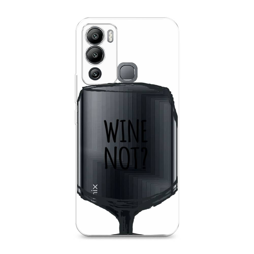 

Чехол на Infinix Hot 12i "Wine not white", Белый, 3101250-6