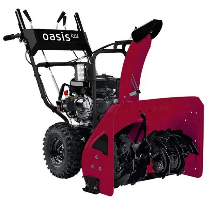 

Снегоуборщик бензиновый Oasis Pro SM-7/61К Pro, 4-х тактный, Красный;черный