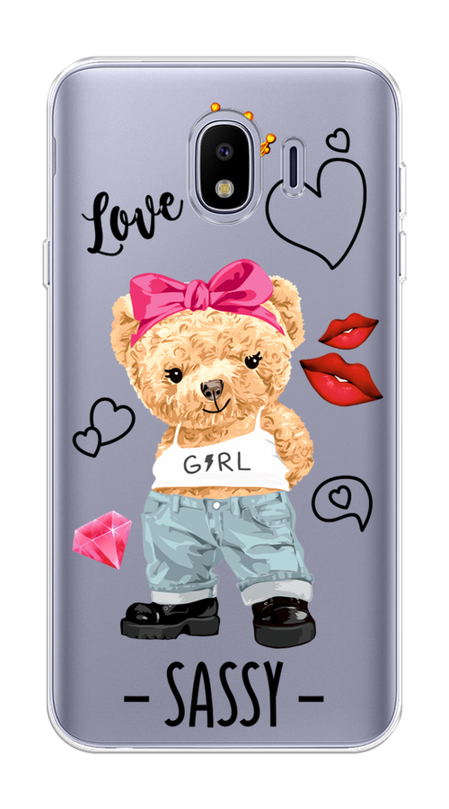 

Чехол на Samsung Galaxy J4 "Sugar Mommy", Голубой;белый;розовый, 26450-6
