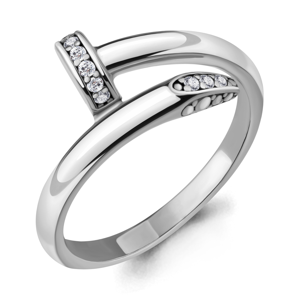 

Кольцо из серебра с фианитом Aquamarine Aquamarine 68096А_925_р р. 18,5, 68096А_925_р