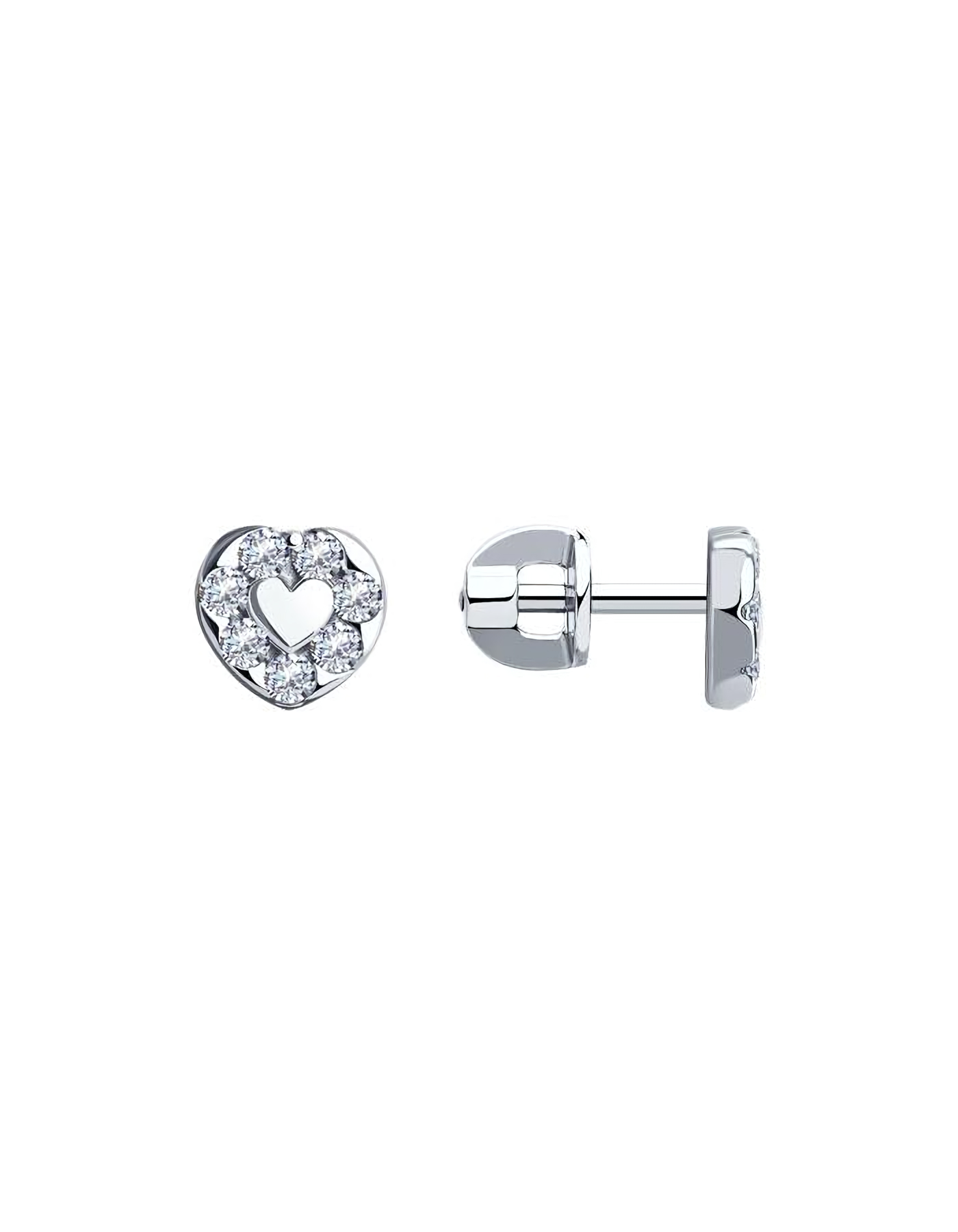 

Серьги пусеты из серебра TEO MAORI 894020088, фианит, 894020088