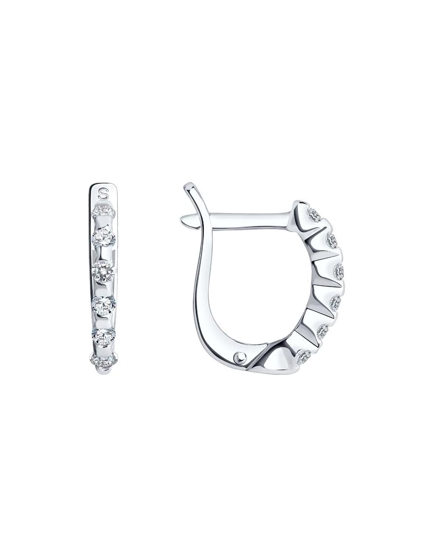 

Серьги из серебра TEO MAORI 894020069, фианит, 894020069
