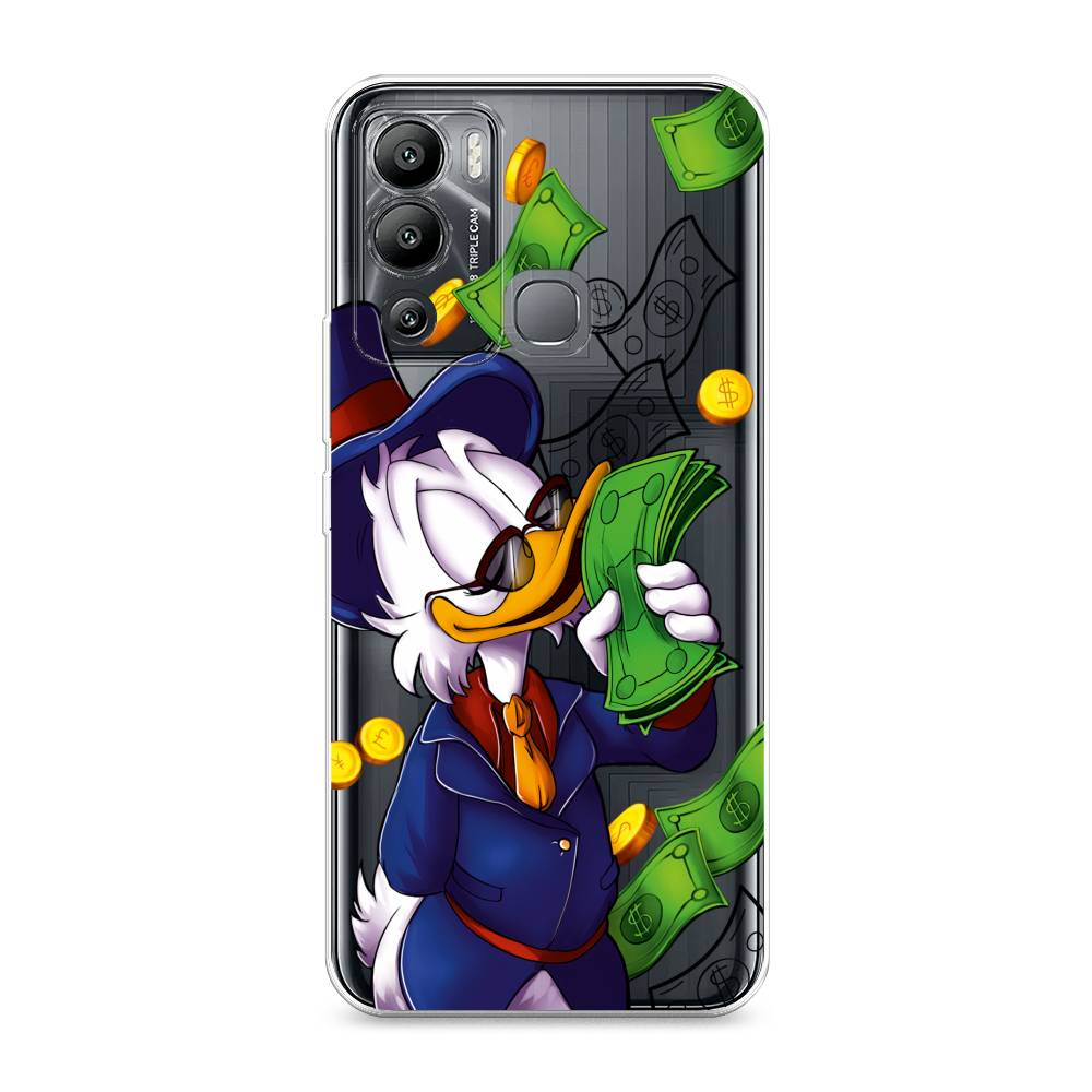 

Чехол на Infinix Hot 12i "Scrooge McDuck with Money", Синий;зеленый;белый, 3101250-6