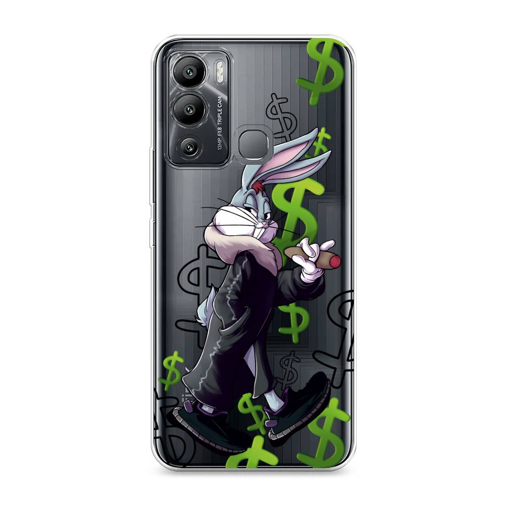

Чехол на Infinix Hot 12i "Rich Bugs Bunny", Зеленый;черный;голубой, 3101250-6