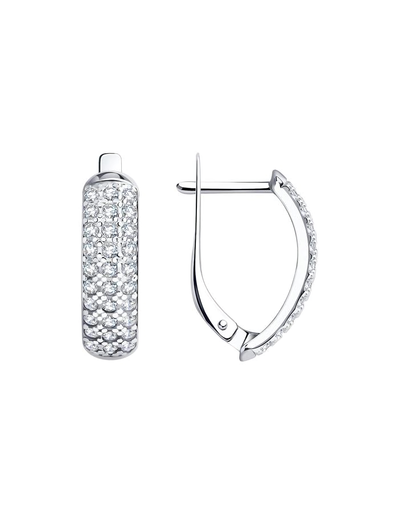 

Серьги из серебра TEO MAORI 894020058, фианит, 894020058