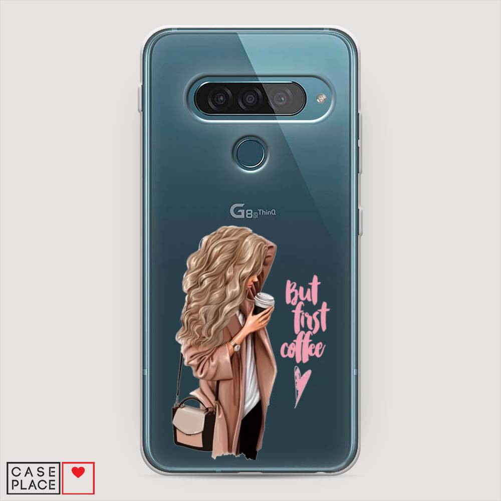 

Чехол Awog "Девушка с кофе" для LG G8s ThinQ
