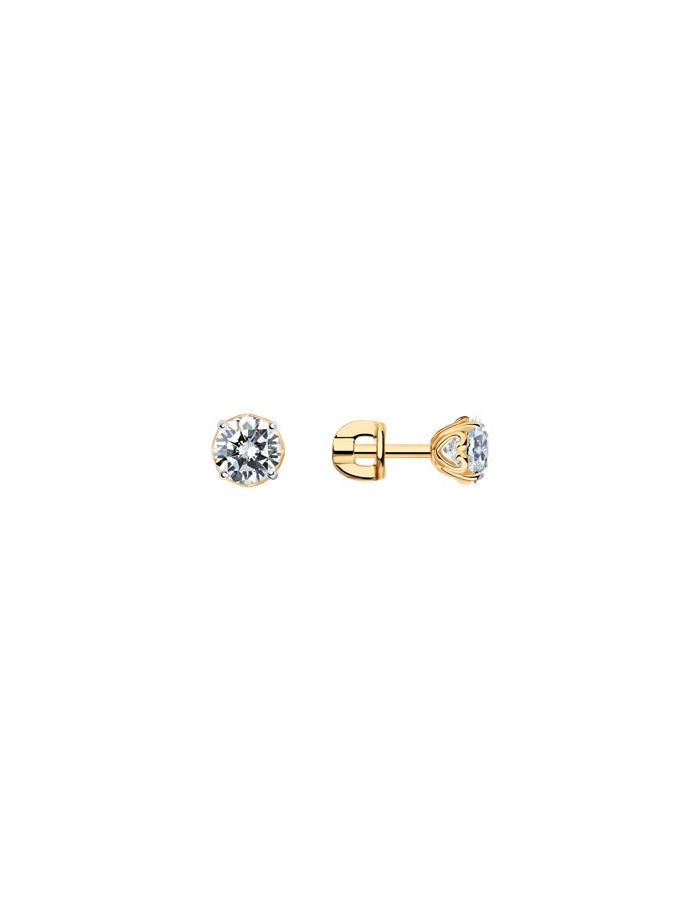 

Серьги пусеты из серебра TEO MAORI 893022260, фианит, 893022260