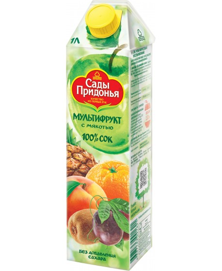 

Сок Сады Придонья мультифрукт 1 л