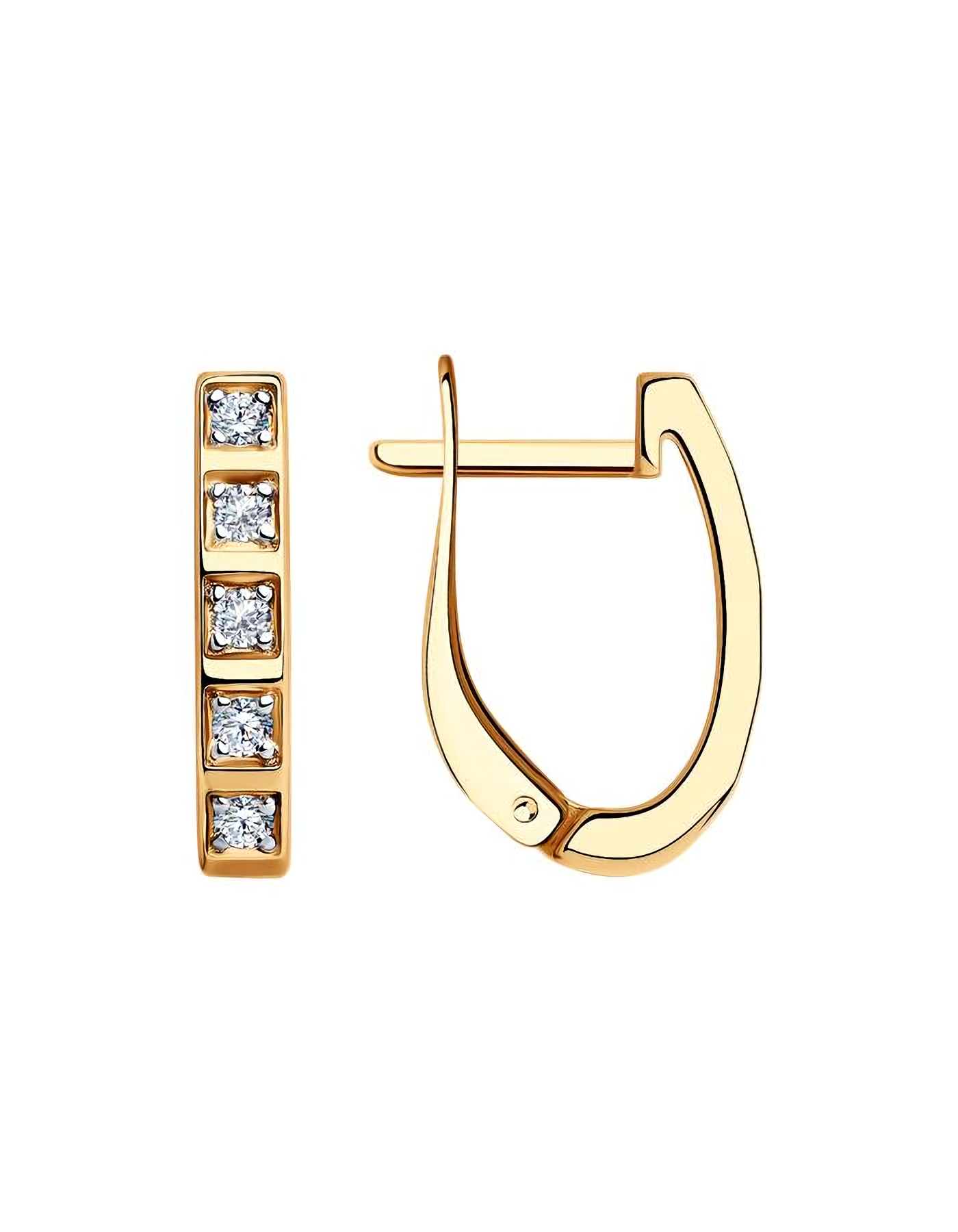 

Серьги из серебра TEO MAORI 893022259, фианит, 893022259