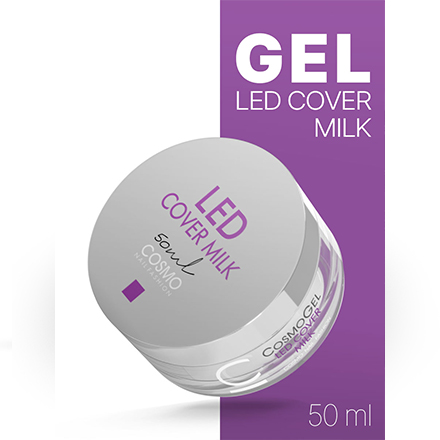 

Гель для наращивания Cosmolac, Cosmo Builder LED Cover Milk, 50 мл