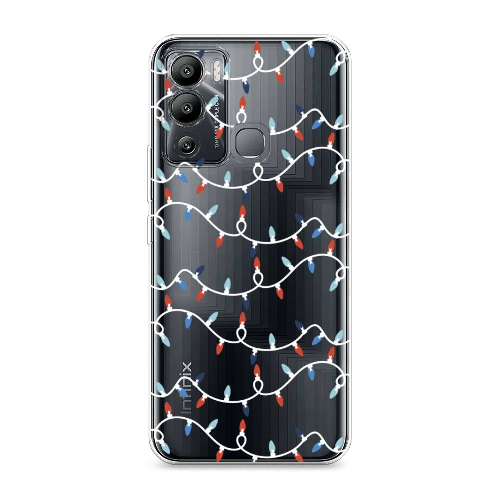 

Чехол для Infinix Hot 12i "Разноцветная гирлянда", Белый;красный;синий, 3101250-5