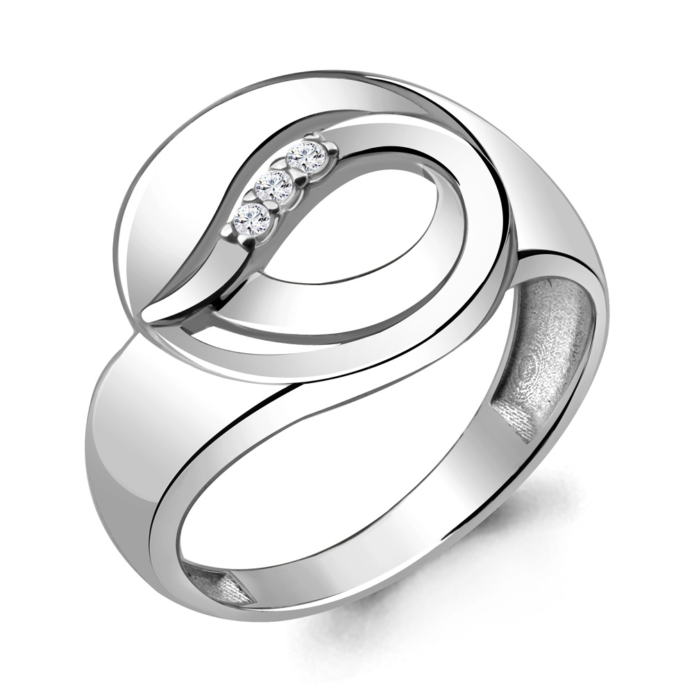 

Кольцо из серебра с фианитом Aquamarine Aquamarine 68046А_925_р р. 20, 68046А_925_р