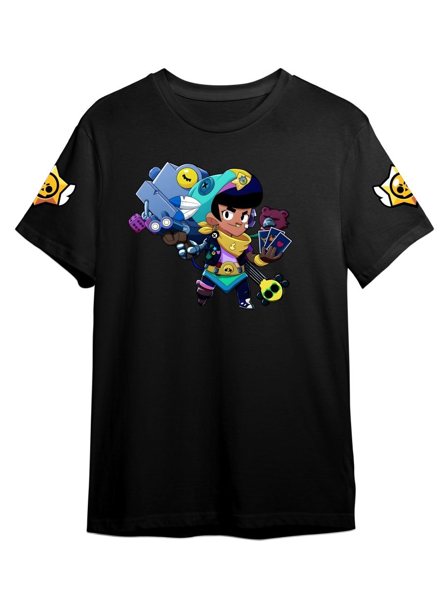 

Футболка унисекс СувенирShop Brawl Stars/Бравл Старс/Леон/Эль Примо 20 черная M, "Brawl Stars/Бравл Старс/Леон/Эль Примо" 20