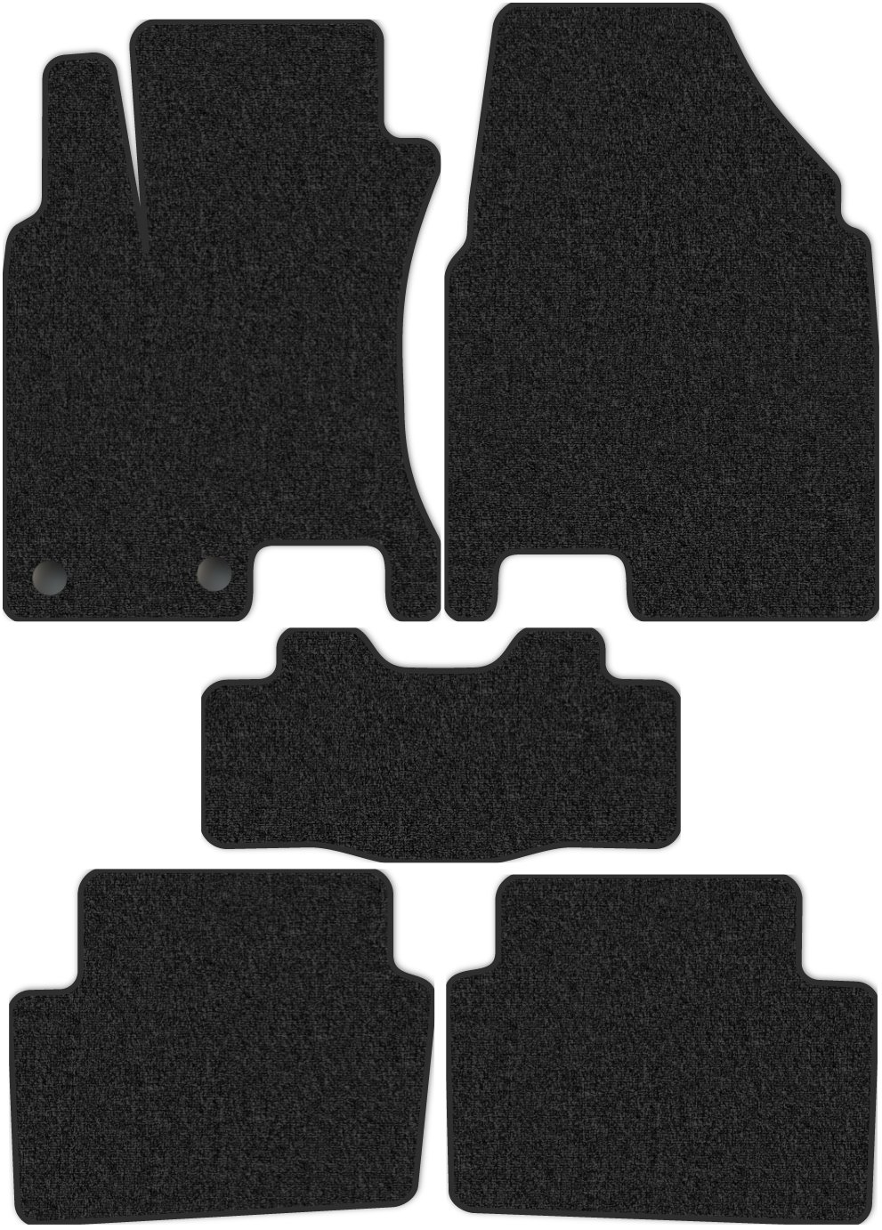 фото Коврики allmone "ева/эва/eva" для nissan qashqai i (j10) (2006 - 2013) черн 5 шт. ниссан к