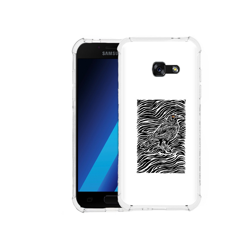 

Чехол MyPads Tocco для Samsung Galaxy A7 (2017) ворон в абстракции (PT87719.559.272), Tocco