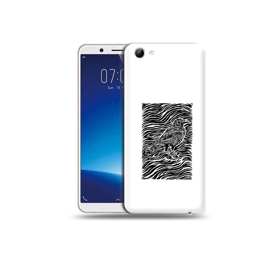 

Чехол MyPads Tocco для Vivo Y71 ворон в абстракции (PT111858.440.272), Прозрачный, Tocco