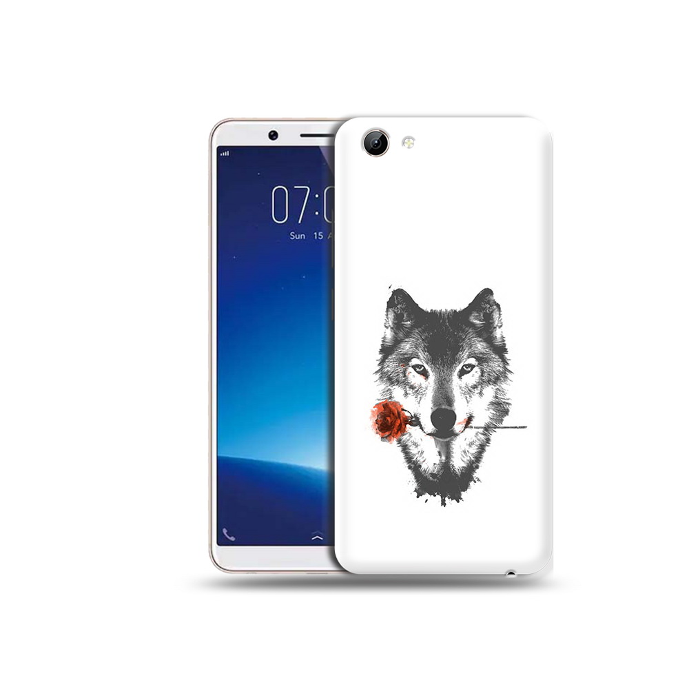 

Чехол MyPads Tocco для Vivo Y71 волк с розой (PT111858.440.270), Прозрачный, Tocco