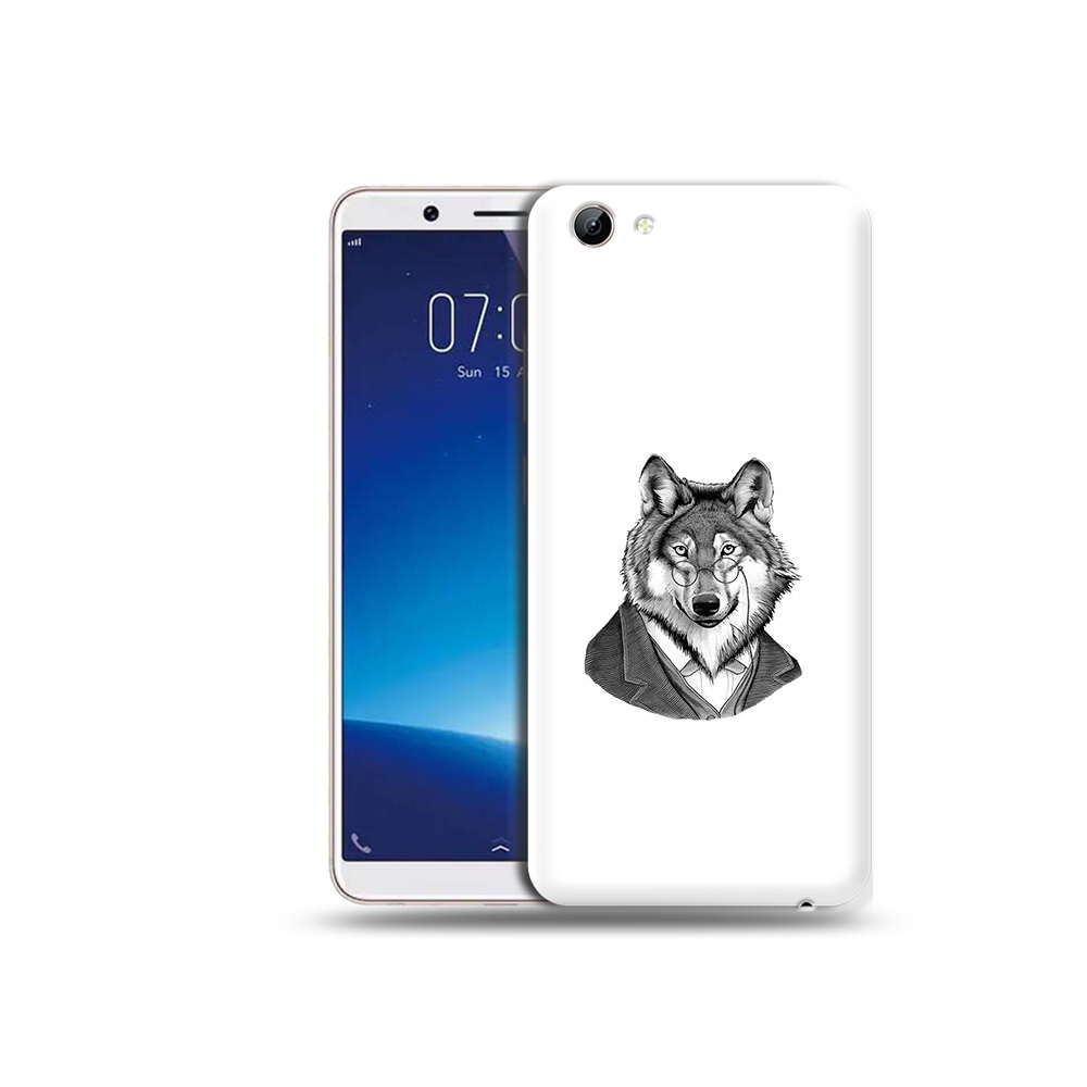 Чехол MyPads Tocco для Vivo Y71 волк в пиджаке (PT111858.440.266)