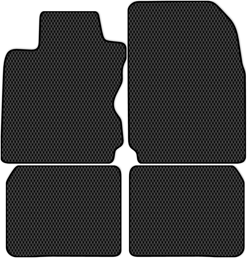 

Коврики ЭВА в салон для Nissan Note (E11) 2005 - 2013, 4 шт. черный, 3710-S4N-H
