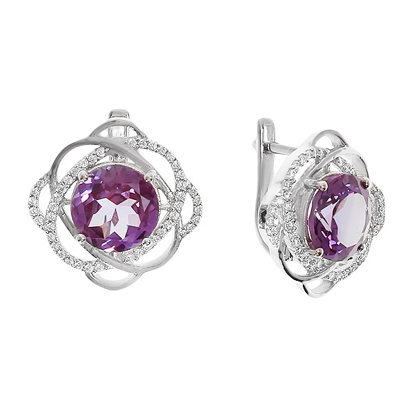 

Серьги из серебра с александритом Balex Jewellery 2410931260, 2410931260