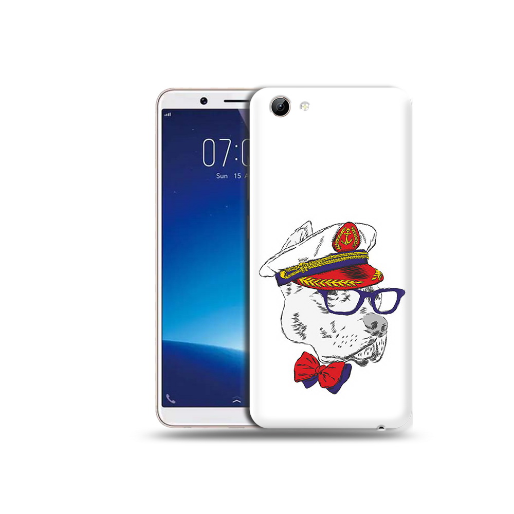 

Чехол MyPads Tocco для Vivo Y71 бульдог (PT111858.440.251), Прозрачный, Tocco