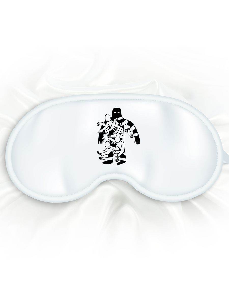 Маска для сна Мумия белая